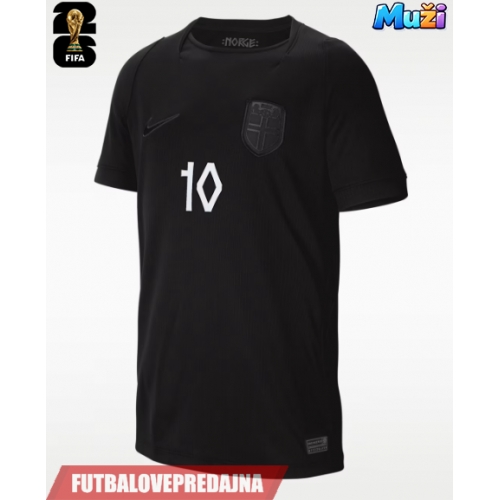 Lacne Muži Futbalové dres Nórsko Martin Odegaard #10 MS 2026 Krátky Rukáv - Preč